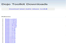 Tablet Screenshot of download.dojotoolkit.org